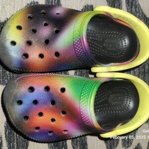 Multi color Crocs